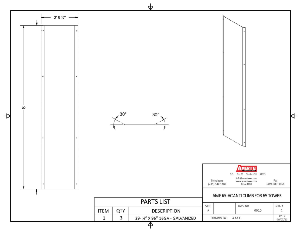 AME 65-AC Spec Sheet