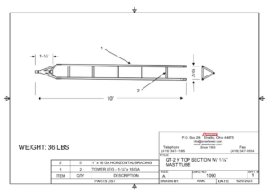 GT-2 Spec Sheet