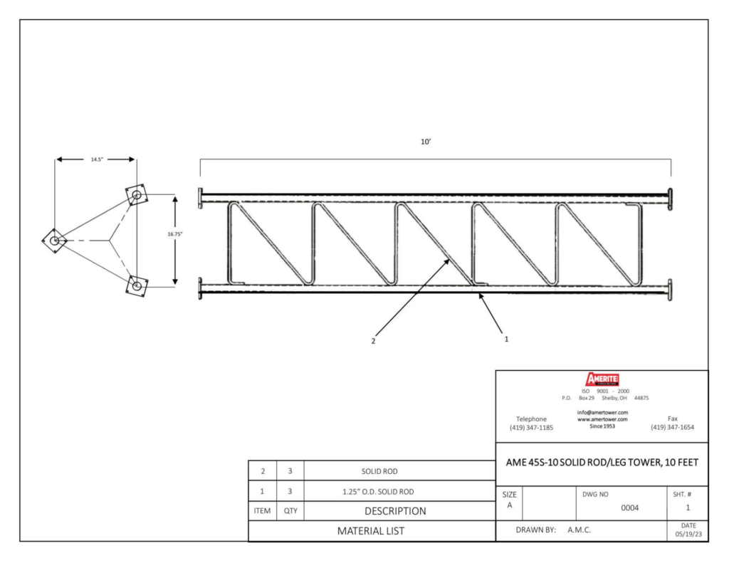 AME 45S-10 Spec Sheet