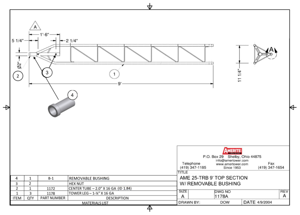 AME 25-TRB Spec Sheet