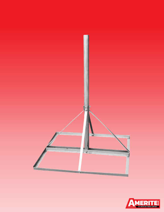 Amerite Small Base Roof Mount 1.5" x 30"