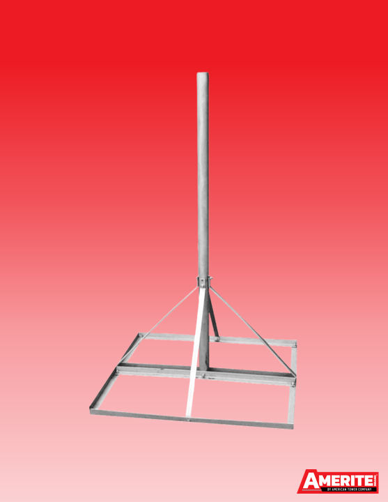 Amerite Small Base Roof Mount 2" x 60"