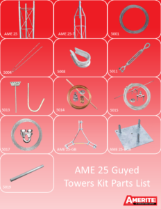 AME 25 Guyed Tower Kit