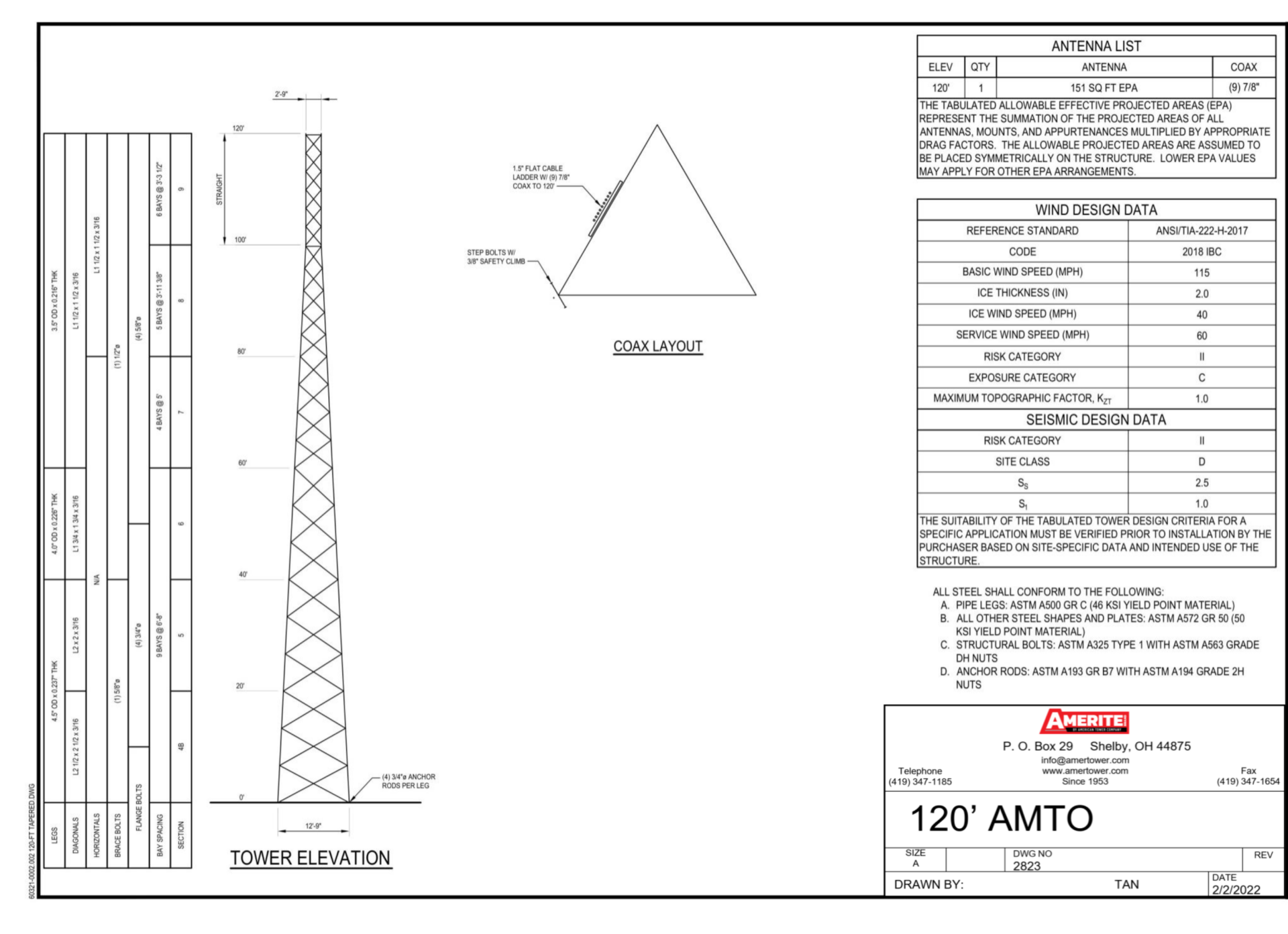 AMTO-120 Spec Sheet